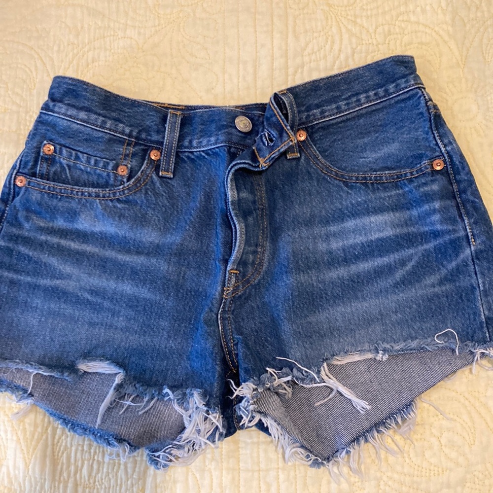 Levi’s Button Fly Denim Shorts